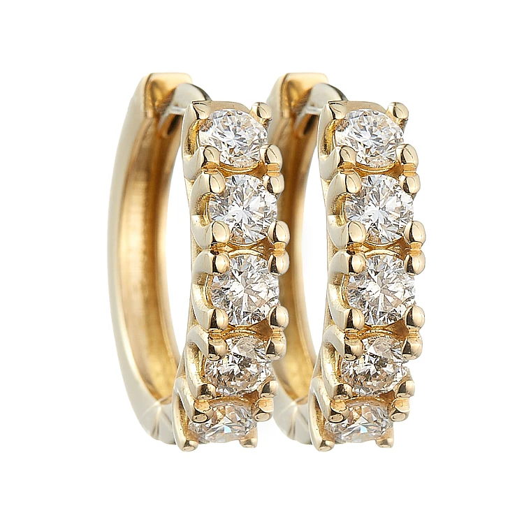 Ohrringe c122808 in Gold oder Platin mit Diamanten