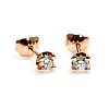 Stud Earrings c1626 in Gold or Platinum with Diamonds