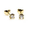 Stud Earrings c1626 in Gold or Platinum with Diamonds