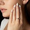 Schmetterlingsohrringe um 1941 in Gold oder Platin mit Diamanten