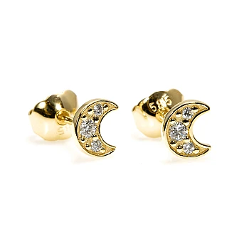 Pendientes de oro con diamantes - modelo c1944