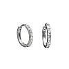 Gouden Creoolse oorbellen met diamanten c1951Didi