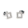 Pendientes de oro con diamantes - modelo c1953