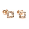 Pendientes de oro con diamantes - modelo c1953