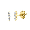 Oorbellen c1976 in goud of platina met diamanten