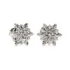 Boucles doreilles en forme de flocon de neige de La Reine des Neiges avec Elsa en or et diamants - modèle c2117