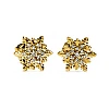 Boucles doreilles en forme de flocon de neige de La Reine des Neiges avec Elsa en or et diamants - modèle c2117