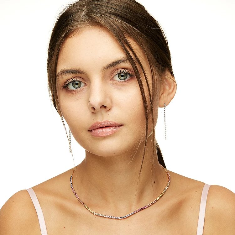 Oorbellen c2179 in goud met diamanten