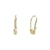 Pendientes de oro con diamantes - modelo c2719