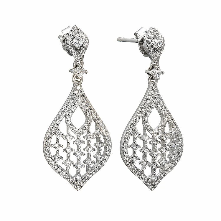 Traandruppeloorbellen c2760 in goud met diamanten