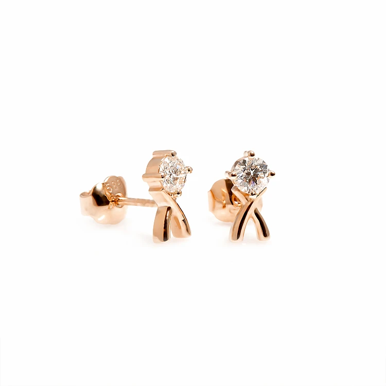 Ohrringe c2767 in Gold oder Platin mit Diamanten