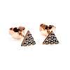 Pendientes de oro con diamantes negros - modelo c2769
