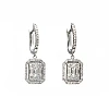 Oorbellen c2931DiemDi in goud of platina met diamanten