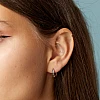 Pendientes de oro con diamantes negros - modelo c3158