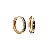 Pendientes de oro con diamantes negros - modelo c3158