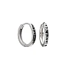 Pendientes de oro con diamantes negros - modelo c3158