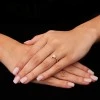 Cadeauring i536DiDi in goud met diamanten van het komeetmodel