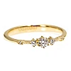 Anillo de compromiso de oro con diamantes de 0,10 ct a 0,25 ct - modelo i1788