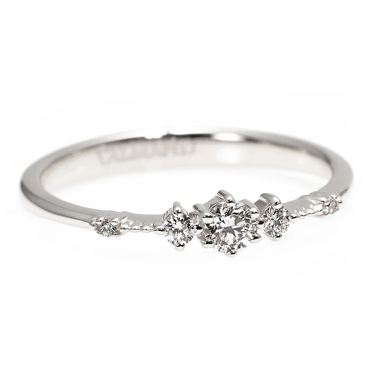 Anillo de compromiso de oro con diamantes de 0,10 ct a 0,25 ct - modelo i1788