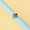 Anello Fashion in Oro con Pietre Colorate, Topazio Ametista Citrino e Diamanti i3899TpAmCiDi