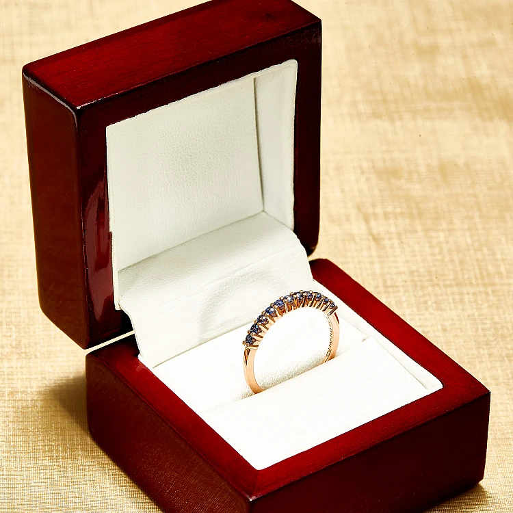 Anello Regalo i018Sf in Oro con Zaffiri