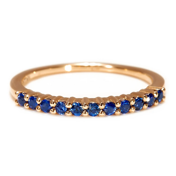 Anello Regalo i018Sf in Oro con Zaffiri