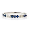 Geschenkring i033disf in Gold oder Platin mit Diamanten und Saphiren