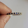 Bague cadeau en or ou en platine avec saphirs - modèle i2003