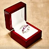 Fashion Gold Ring with Rubies - model i2029