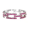 Fashion Gold Ring with Rubies - model i2029