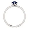 Anillo de oro con zafiro y diamantes - modelo 122358