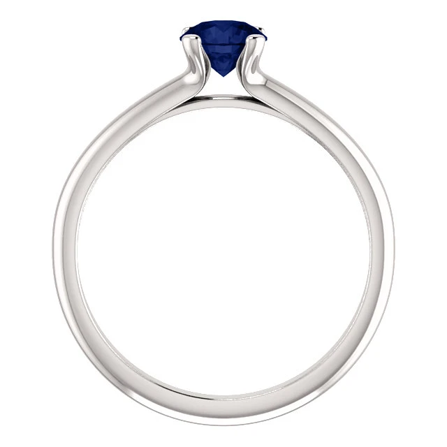 Verlovingsring in goud met saffier 122005Sf