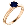 Verlovingsring in goud met saffier 122005Sf