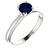 Verlovingsring in goud met saffier 122005Sf