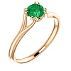 Gouden verlovingsring met Smaragd 123016Sm