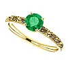 Anillo de oro con esmeralda - modelo i71618