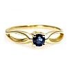 Gold engagement or anniversary ring with Sapphire - model i71627