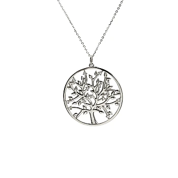 Ciondolo Modello Albero della Vita in Oro con Diamanti pan074