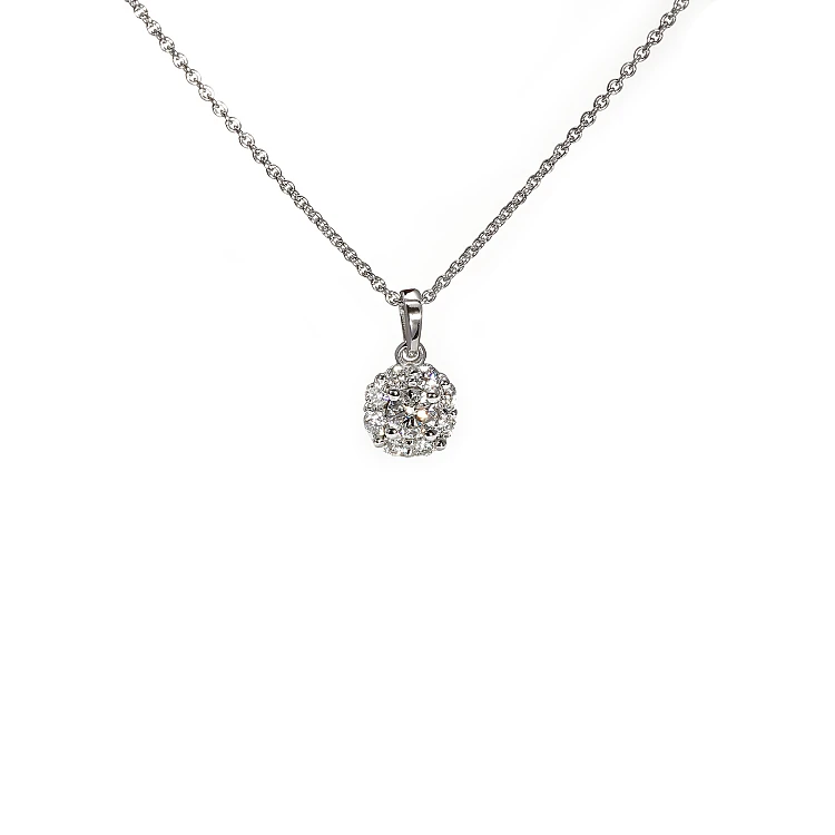 Pendant ppan2373 in Platinum with Diamonds