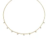 Collier en or avec lunette en diamants - modèle col1977