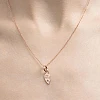 Gouden of platina beste vriend-hanger bezet met diamanten pan1978