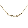 Colgante serpentino de oro con diamantes - modelo pan1996