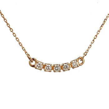 Pulsera de tenis de oro con colgante de diamantes - modelo pan2050