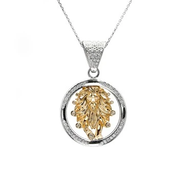 Sternzeichen-Herrenanhänger aus Gold oder Platin mit Diamanten pan2955