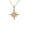 Ciondolo Stella Polare in Oro con Diamanti pan521