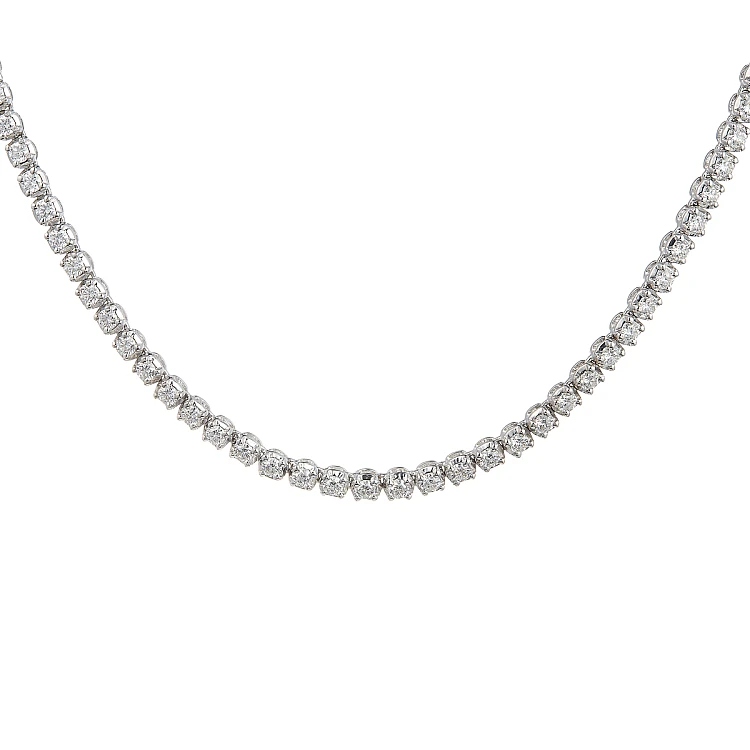Collana Tennis in Oro e Diamanti col704