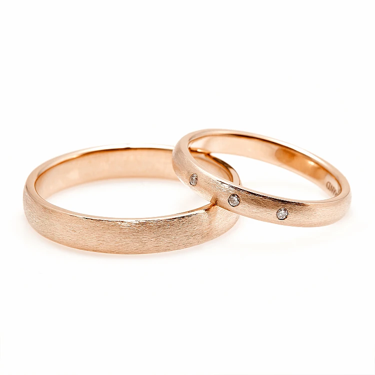 Fedi nuziali v3690 in Oro con Diamanti