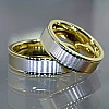 Trouwringen v026 in twee kleuren goud