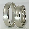 Trouwringen v049 in Goud met Diamant