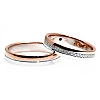 Eheringe v073.1 Zweifarbiges Gold mit Diamanten